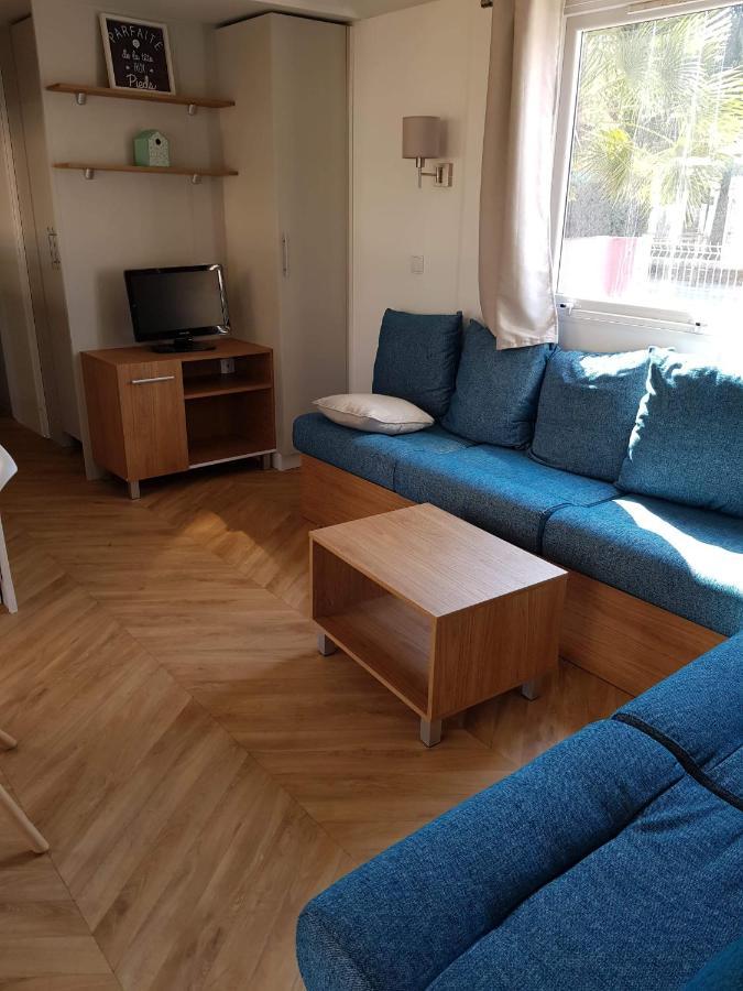 Mobilhome La Carabasse Vias Bagian luar foto